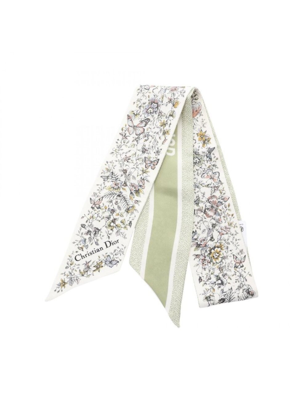 Dior Scarf Mitzah Butterfly Around the World Ribbon Silk